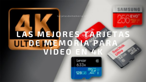 Las Mejores Tarjetas de Memoria ventas para grabar Video en 4K UHD